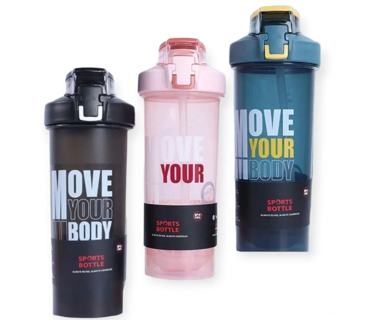 Move Sports Shaker Water Bottle