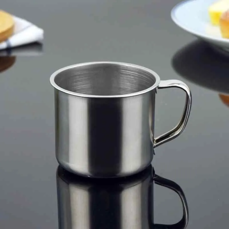 Mug Stainless Steel Tumbler Cup 10cm with Handle 600ml XSS2026