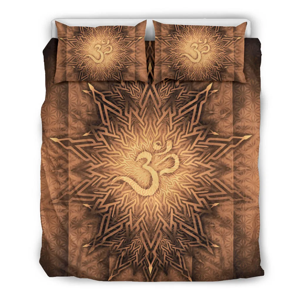 Mystical Aum Chakra Mandala - Earth | Bedding Set | Mandalazed