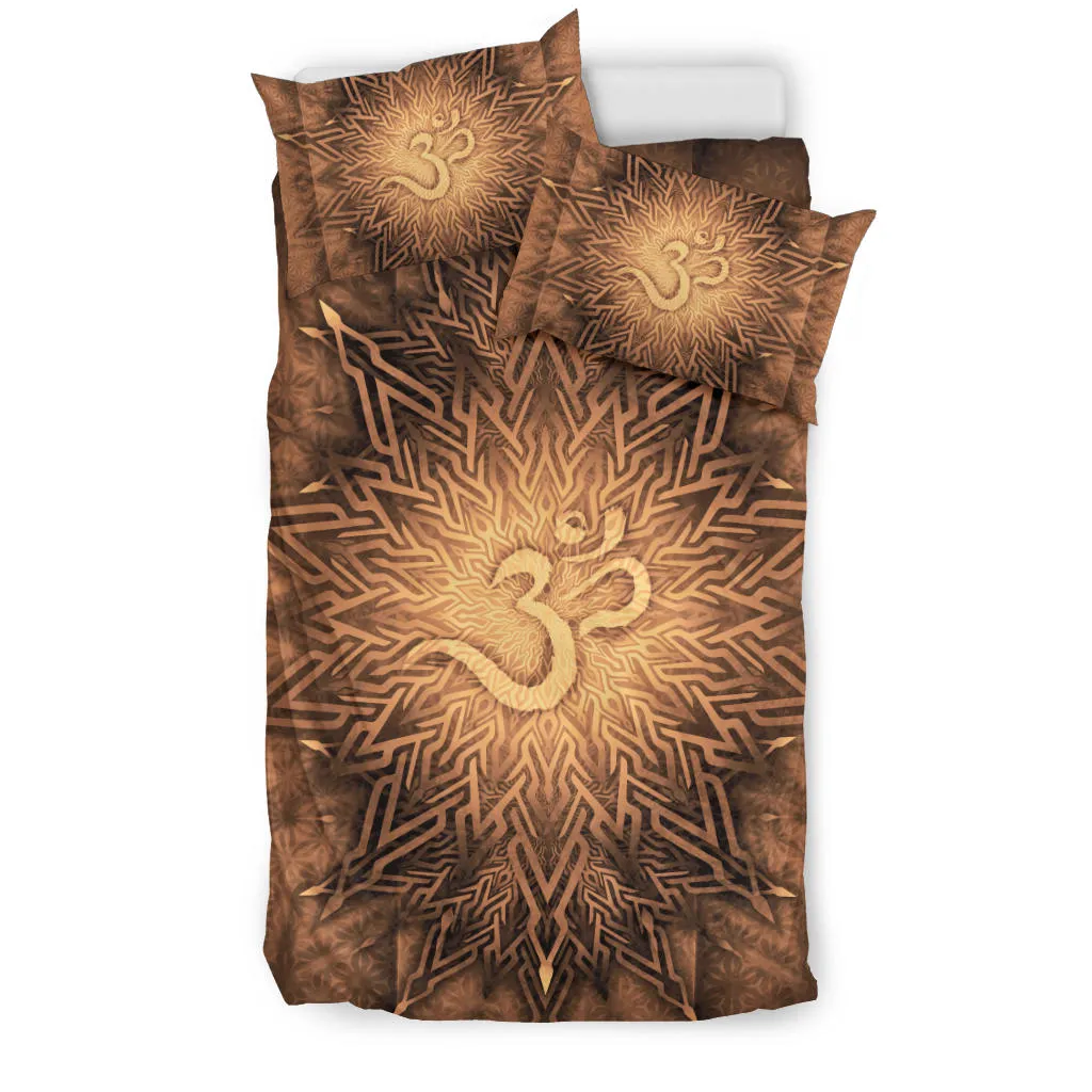 Mystical Aum Chakra Mandala - Earth | Bedding Set | Mandalazed