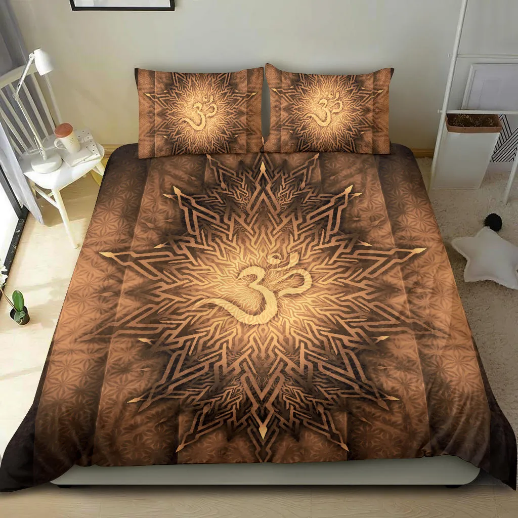 Mystical Aum Chakra Mandala - Earth | Bedding Set | Mandalazed