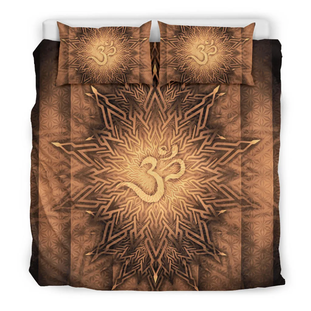 Mystical Aum Chakra Mandala - Earth | Bedding Set | Mandalazed