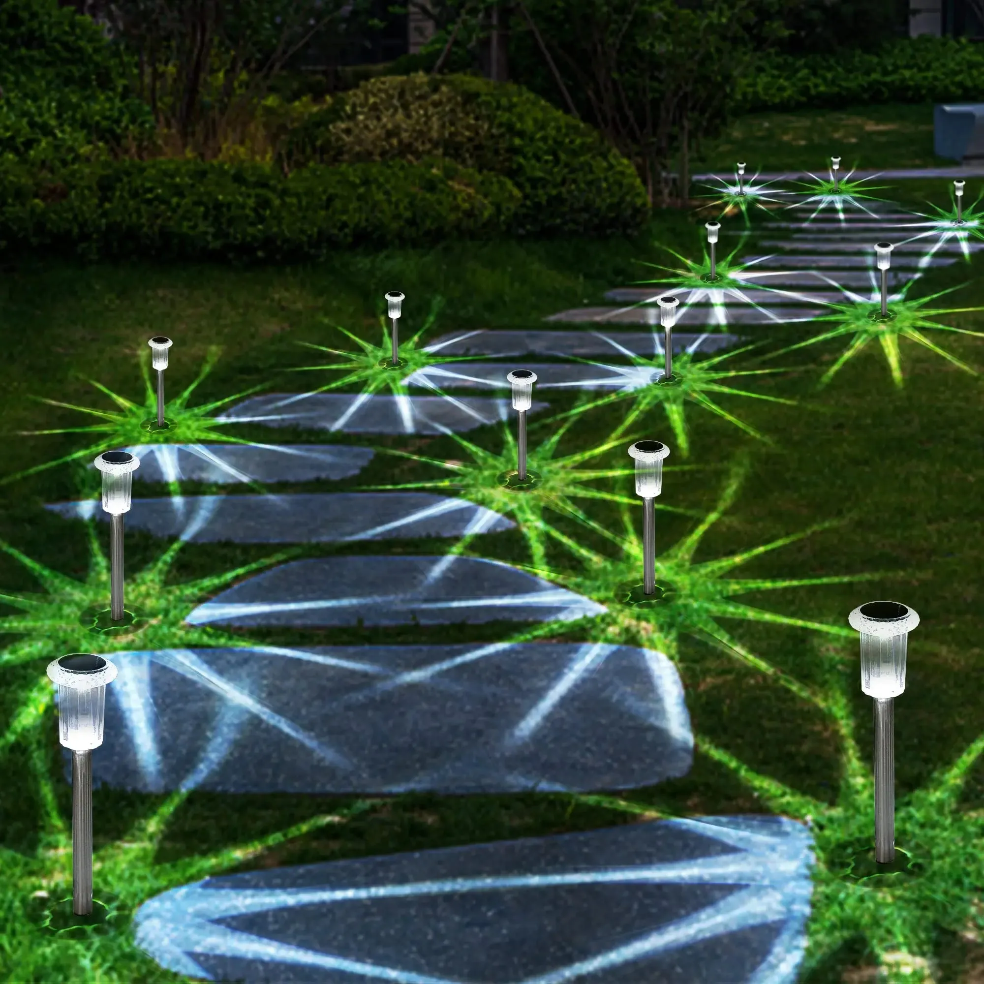 Night Star Solar Pathway Illumination Lights