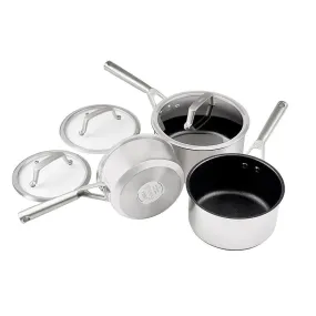 Ninja Zerostick Stainless Steel 3-Piece Pan Set C63000UK