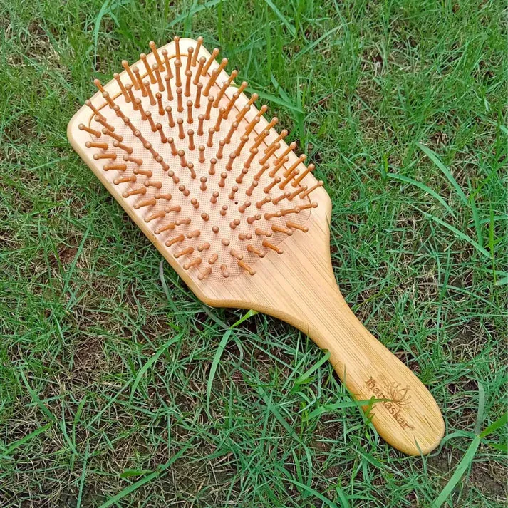 NL BAMBOO PADDLE HAIR BRUSH