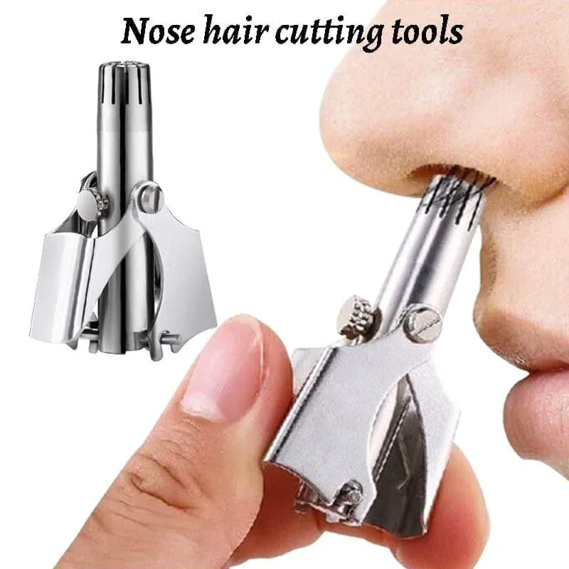 Nose Hair Trimmer for Men Stainless Steel Manual Trimmer UK