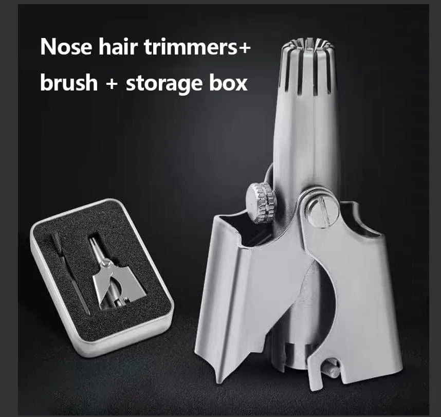 Nose Hair Trimmer for Men Stainless Steel Manual Trimmer UK