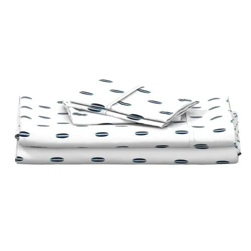 Ocean Blues Mini Size Classic Surfboards Sheet Set from Surfer Bedding™️