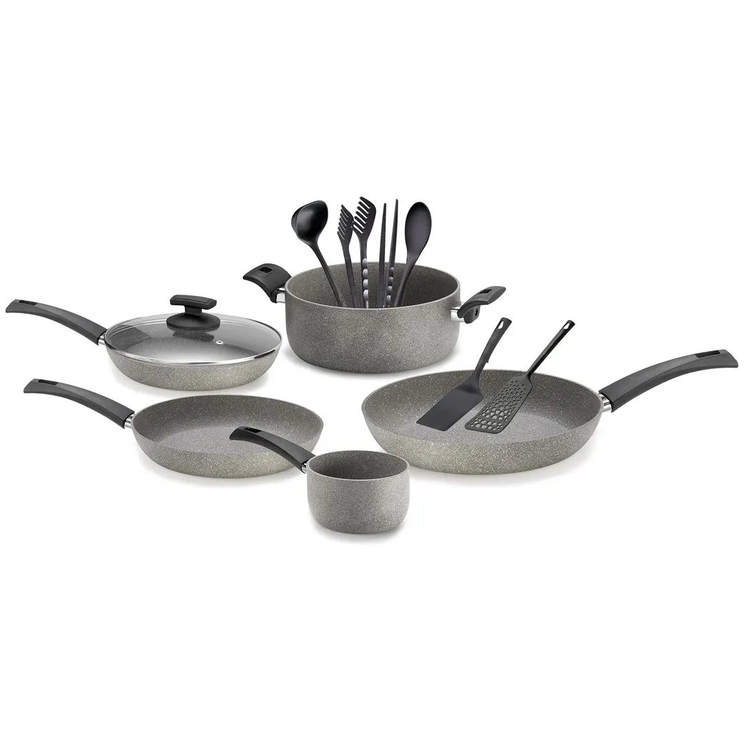 Olympia Rocker Aluminium Nonstick 12-Piece Cookware Set