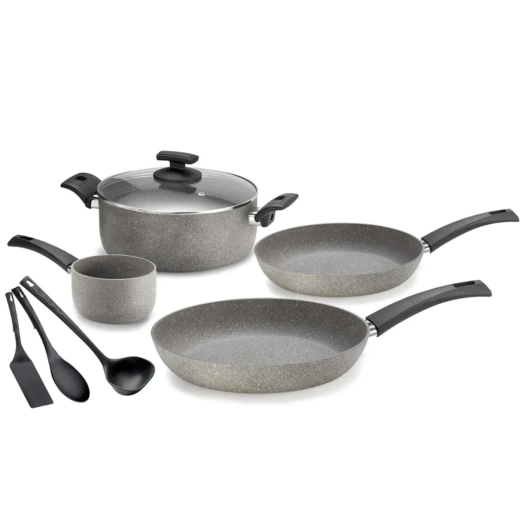 Olympia Rocker Aluminium Nonstick 8-Piece Cookware Set