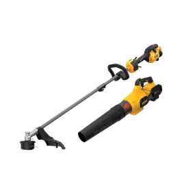 Open Box -  DEWALT 60-Volt Cordless Lithium-Ion String Trimmer and Blower Combo Kit with 9Ah Battery and Charger (2-Tool)