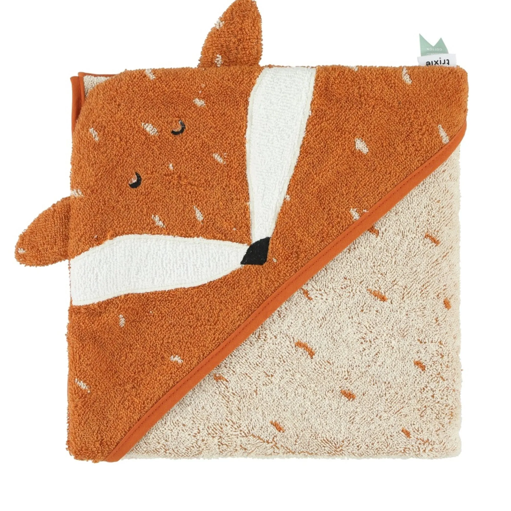 Organic Hooded Baby Bath Towel Mr Fox