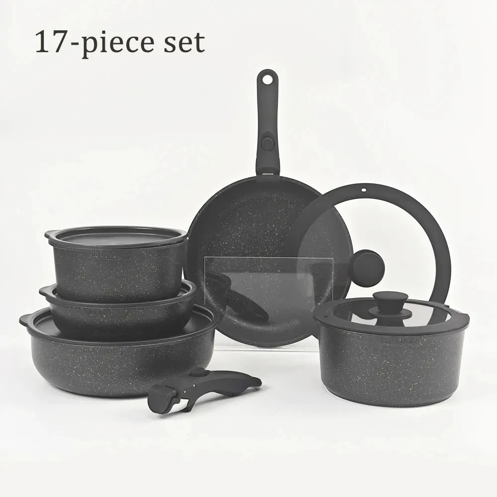 Oven-Safe Cookware with Removable Handles