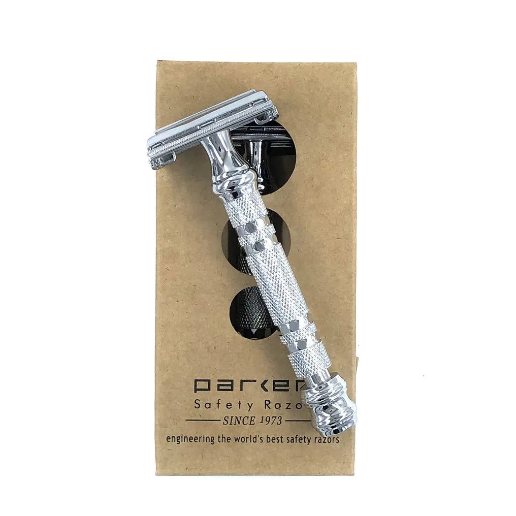 Parker 66R Heavyweight Safety Razor Butterfly Opening