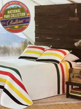 PENDLETON GLACIER NATIONAL PARK KING SIZE  QUILT SET