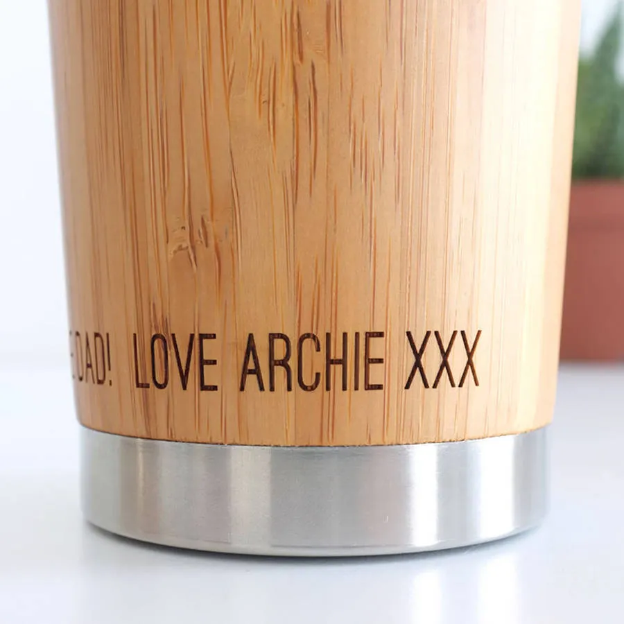 Personalised Best Dad Travel Mug