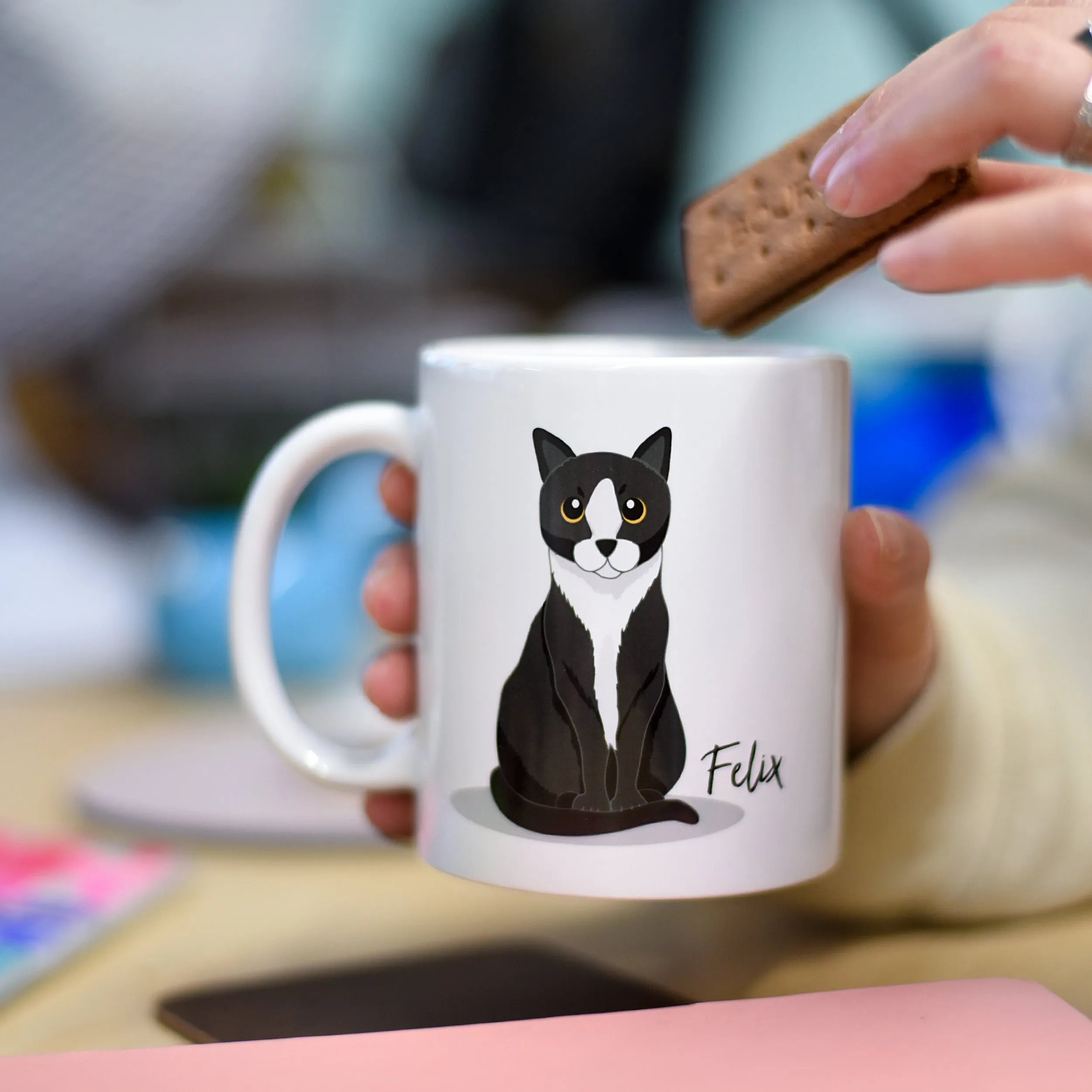 Personalised Cat Name Mug