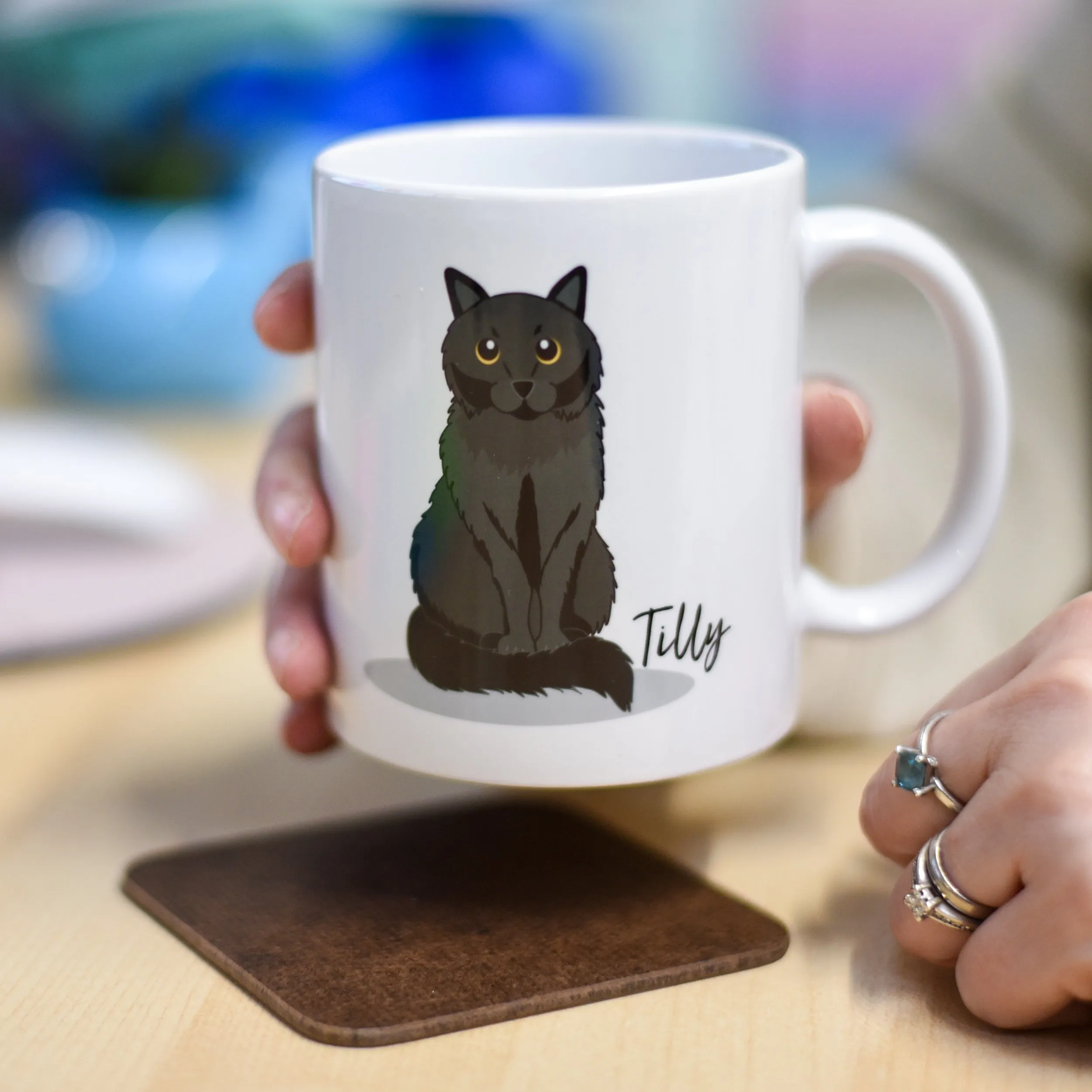 Personalised Cat Name Mug