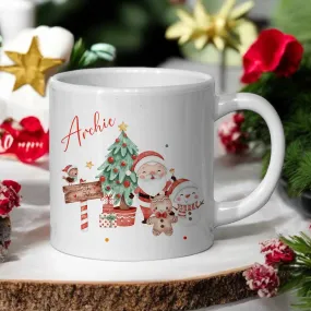 Personalised Children's Christmas Mug - 6oz Polymer Unbreakable Mug