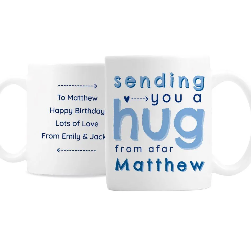 Personalised Hug From Afar Mug