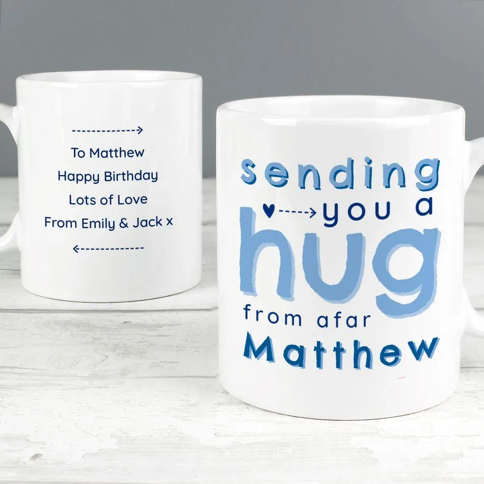 Personalised Hug From Afar Mug