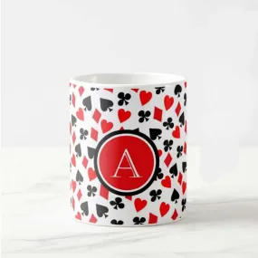 Personalized Coffee Tea Cups - Ace Hearts