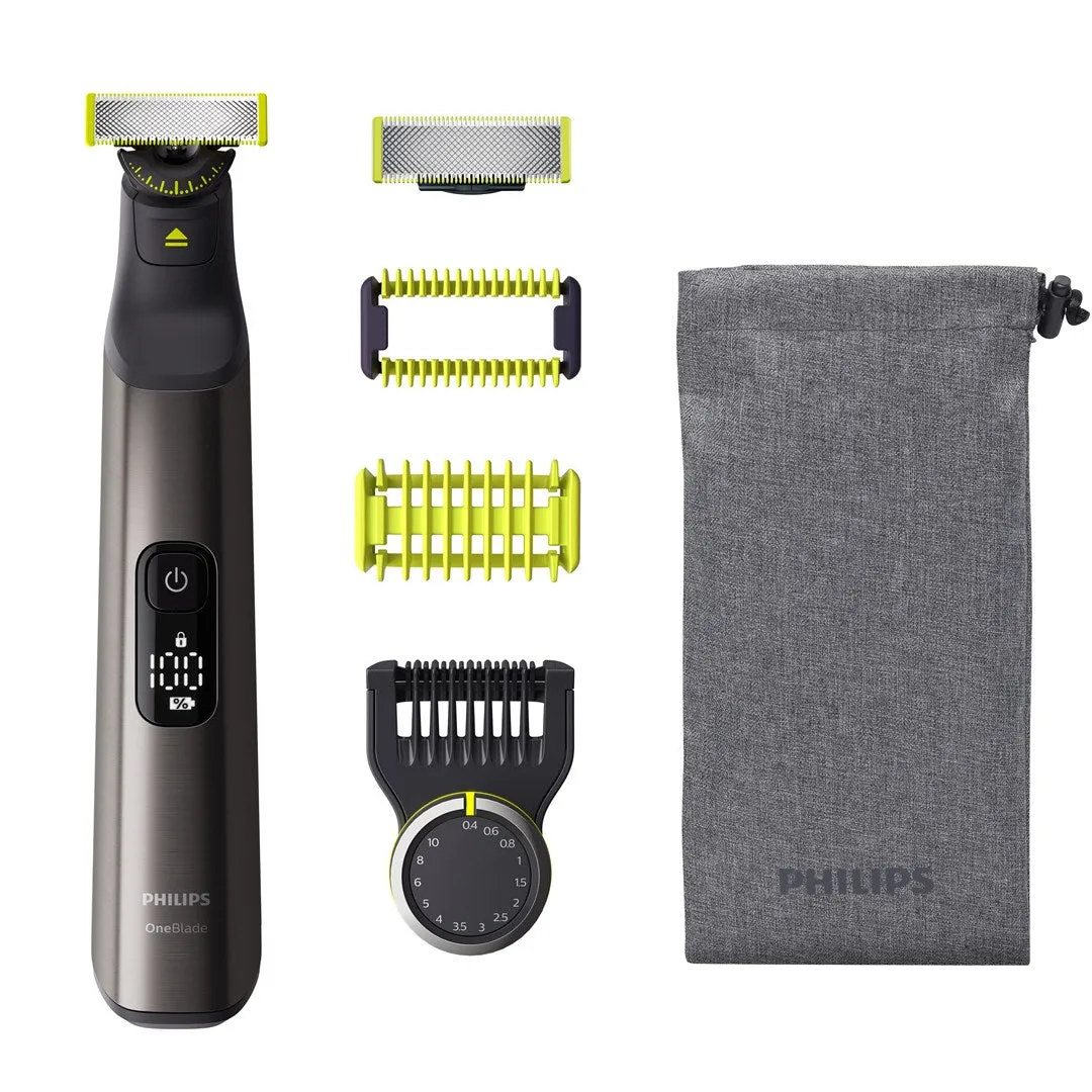 Philips | Hair, Face And Body Trimmer | Qp6551/15 Oneblade Pro | Cordless | Wet & Dry | Number Of Length Steps 14 | Blac