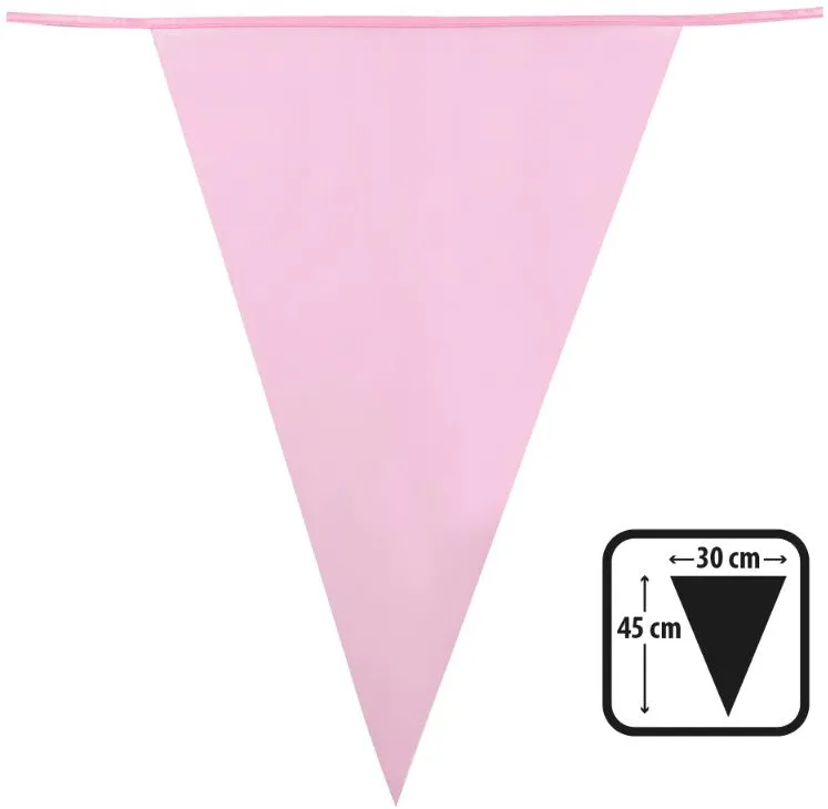 Pink Giant Pennant Bunting