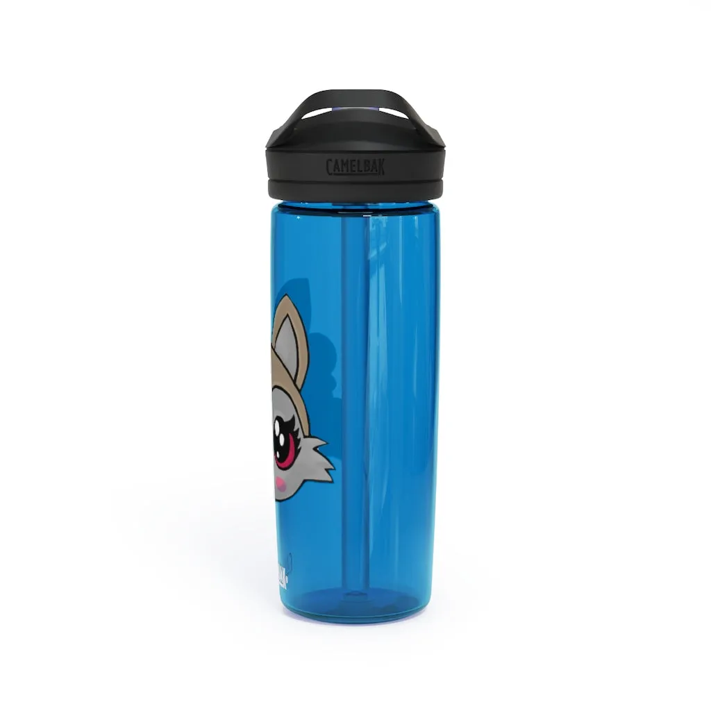 Pink Ribbon and Brown Kitty Head CamelBak Eddy®  Water Bottle, 20oz\25oz