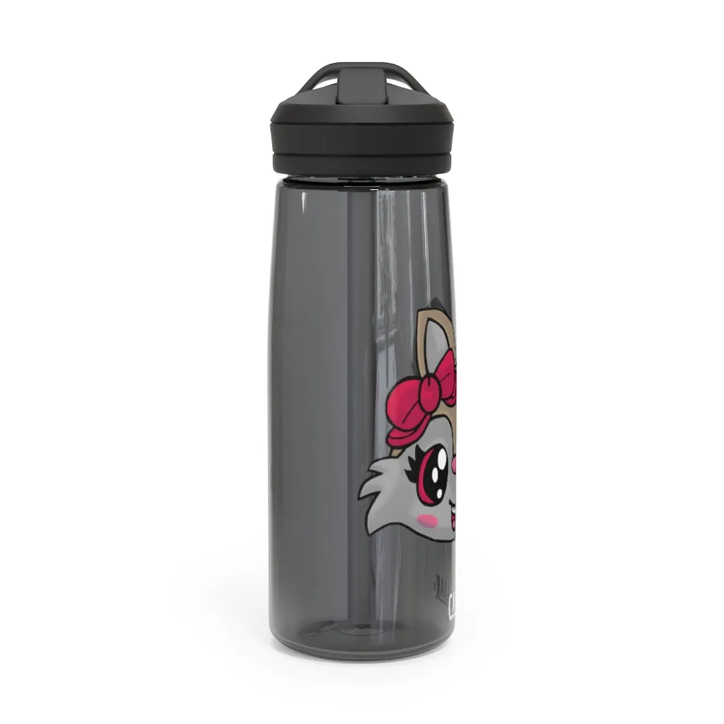 Pink Ribbon and Brown Kitty Head CamelBak Eddy®  Water Bottle, 20oz\25oz