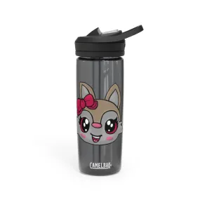 Pink Ribbon and Brown Kitty Head CamelBak Eddy®  Water Bottle, 20oz\25oz