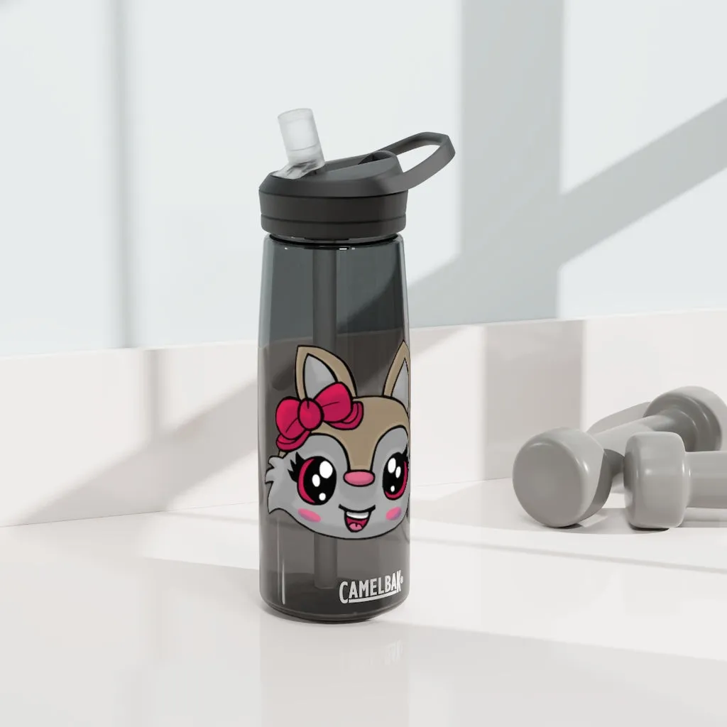 Pink Ribbon and Brown Kitty Head CamelBak Eddy®  Water Bottle, 20oz\25oz