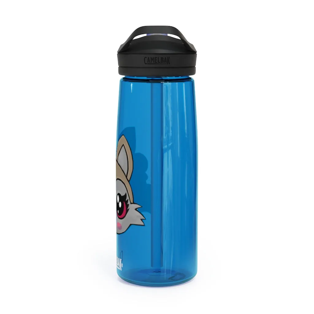 Pink Ribbon and Brown Kitty Head CamelBak Eddy®  Water Bottle, 20oz\25oz