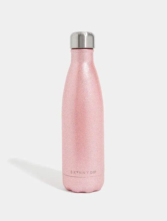 Pink Sparkle Water Bottle