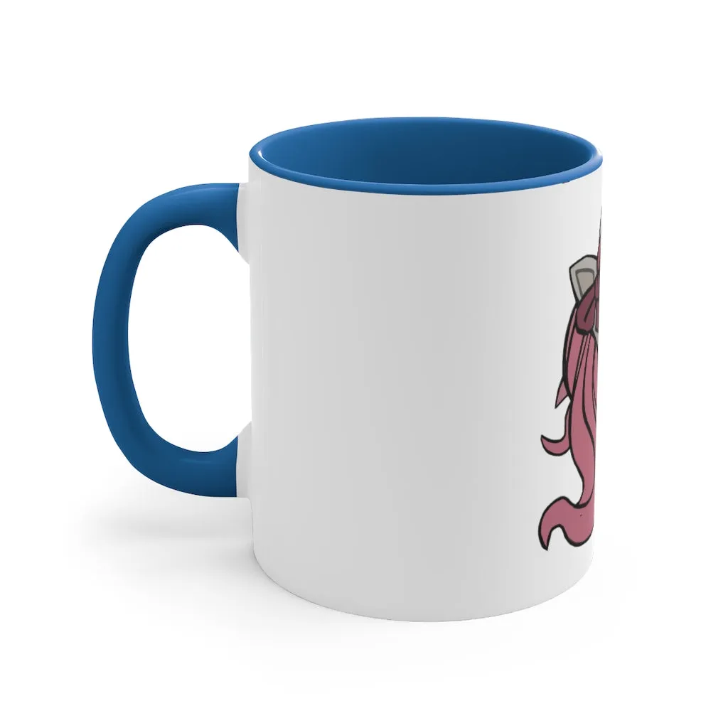 Pink Unicorn Accent Coffee Mug, 11oz