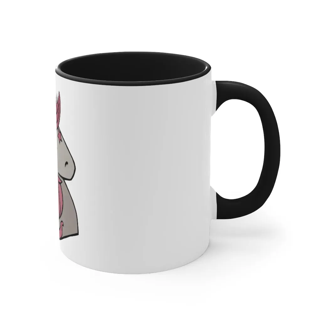 Pink Unicorn Accent Coffee Mug, 11oz