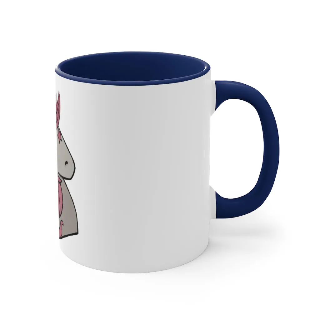 Pink Unicorn Accent Coffee Mug, 11oz