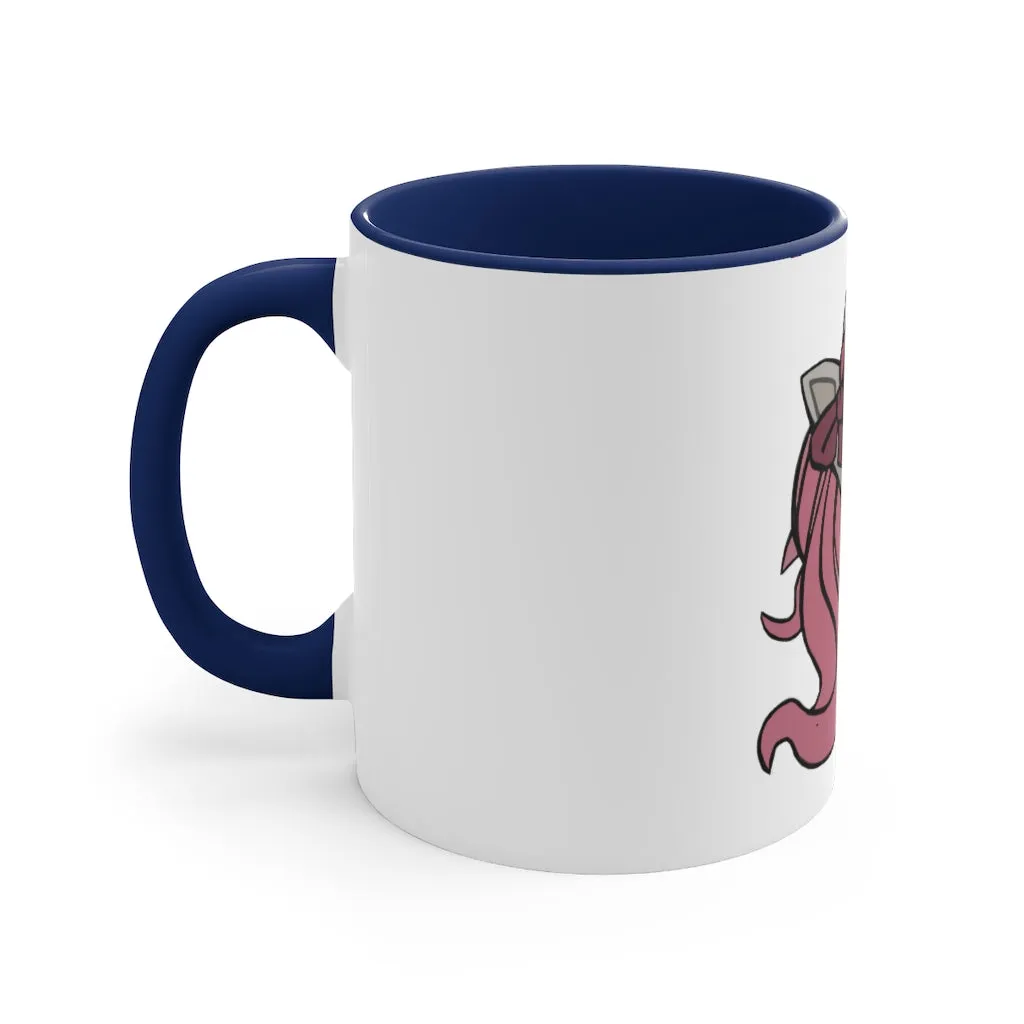 Pink Unicorn Accent Coffee Mug, 11oz