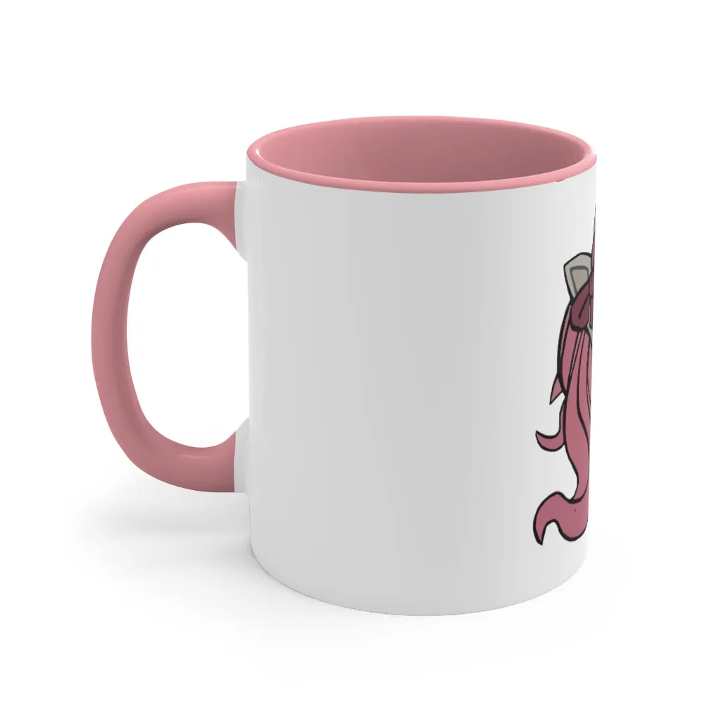 Pink Unicorn Accent Coffee Mug, 11oz