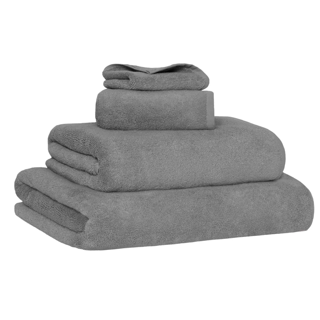 Plush Shadow Grey Towel Essentials Bundle (2 Wash   2 Hand   2 Bath Towels)