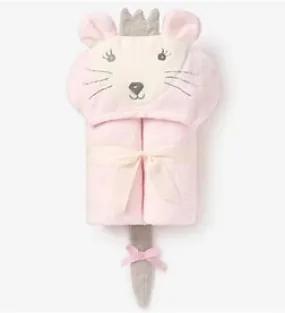 Princess Mouse Pink Hooded Bath Wrap