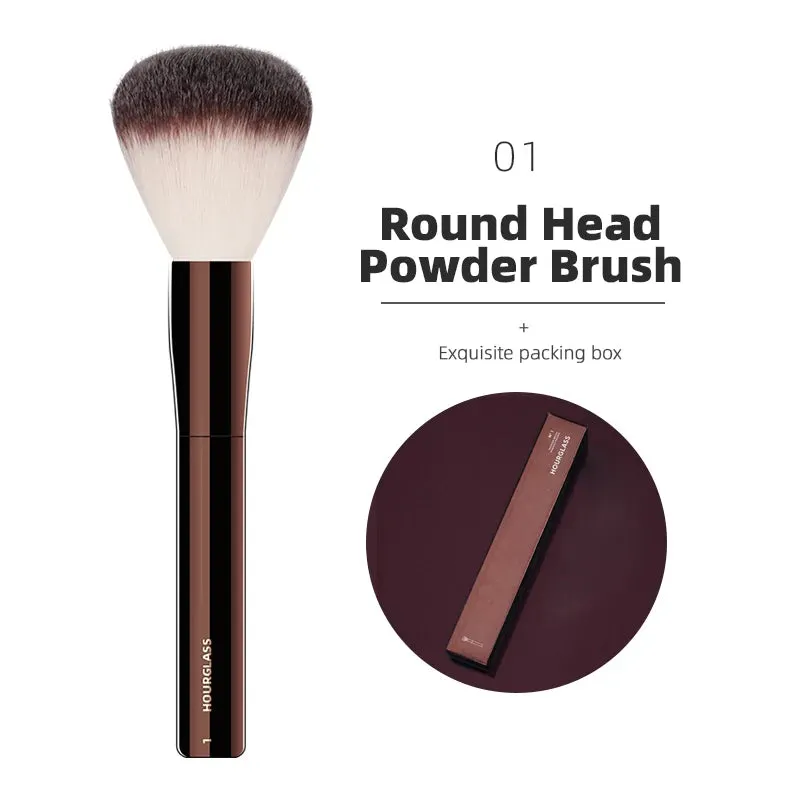 Professional Makeup Brush Set - Powder, Foundation, Eye & Sculpting Tools