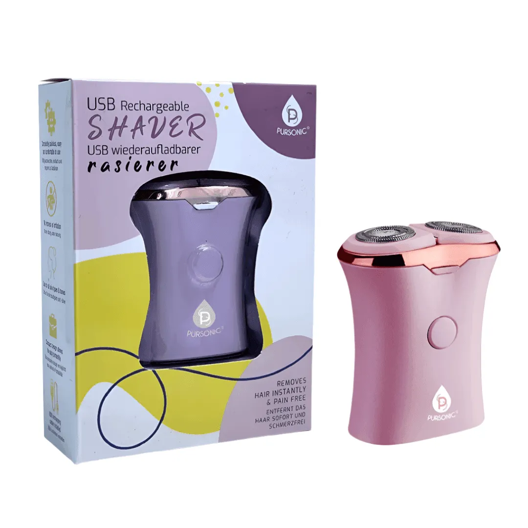 Pursonic Rechargeable USB Ladies Shaver