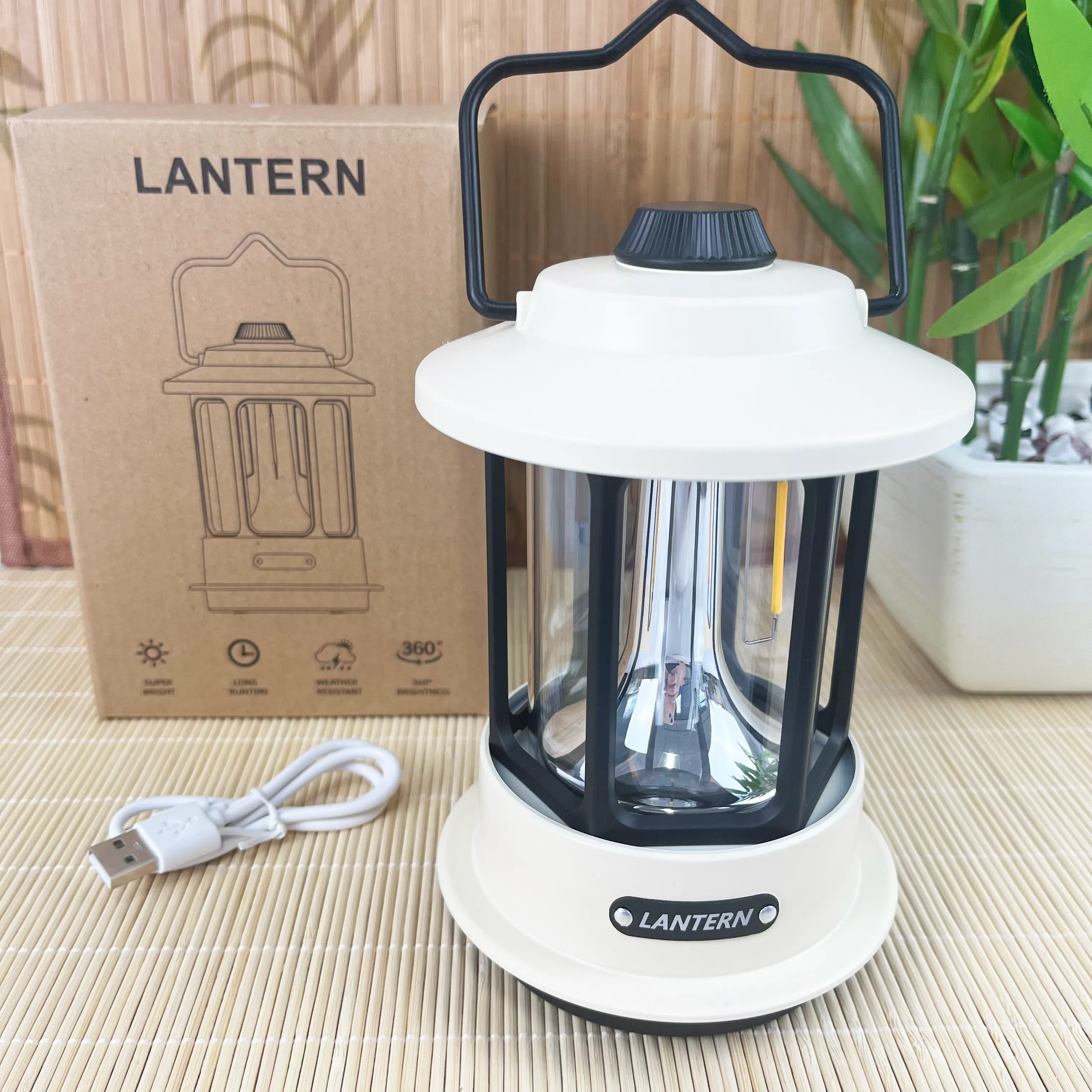 Rechargeable Portable Outdoor LED Lantern & Powerbank