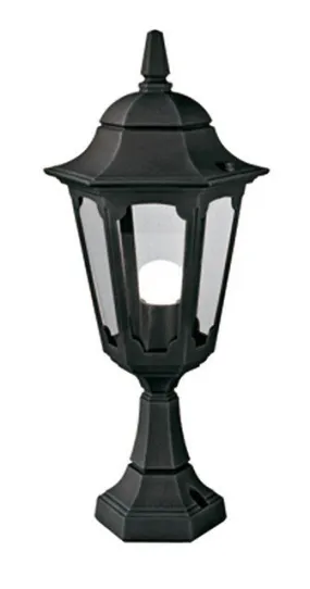 Regent Black Outdoor Pedestal Lantern - ID 5747