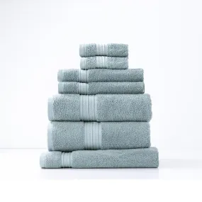 Renee Taylor Brentwood 7 Piece Grey Mist Bath Towel Pack