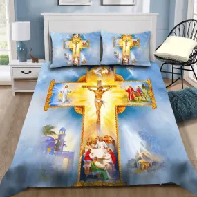 Respect The Cross Jesus Bedding Set - Christian Bedding Sets