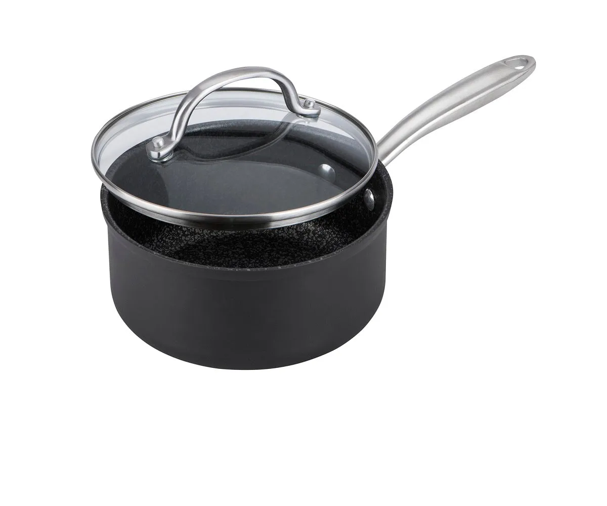 Scratch Guard: Non-Stick Saucepan Set - 3 Piece