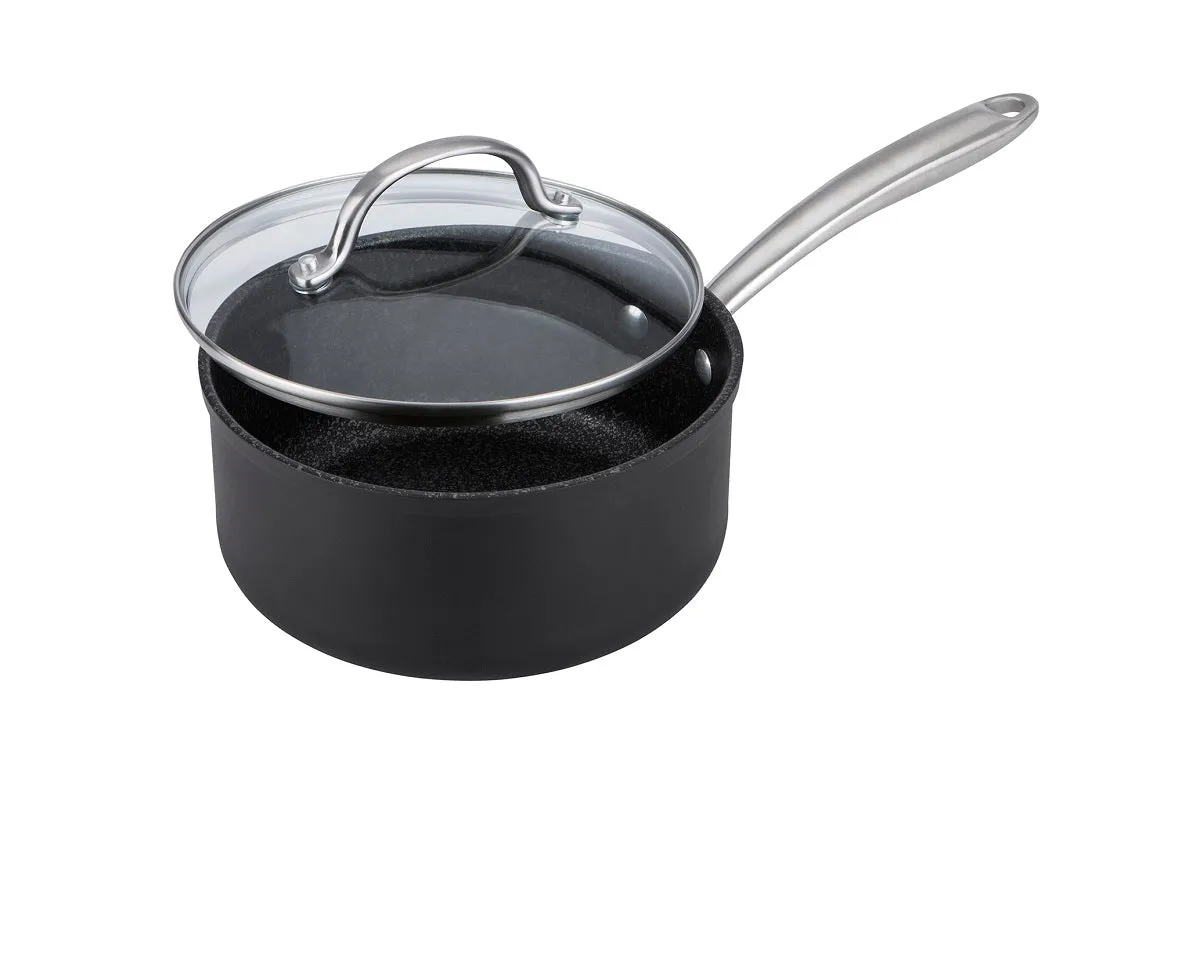 Scratch Guard: Non-Stick Saucepan Set - 3 Piece