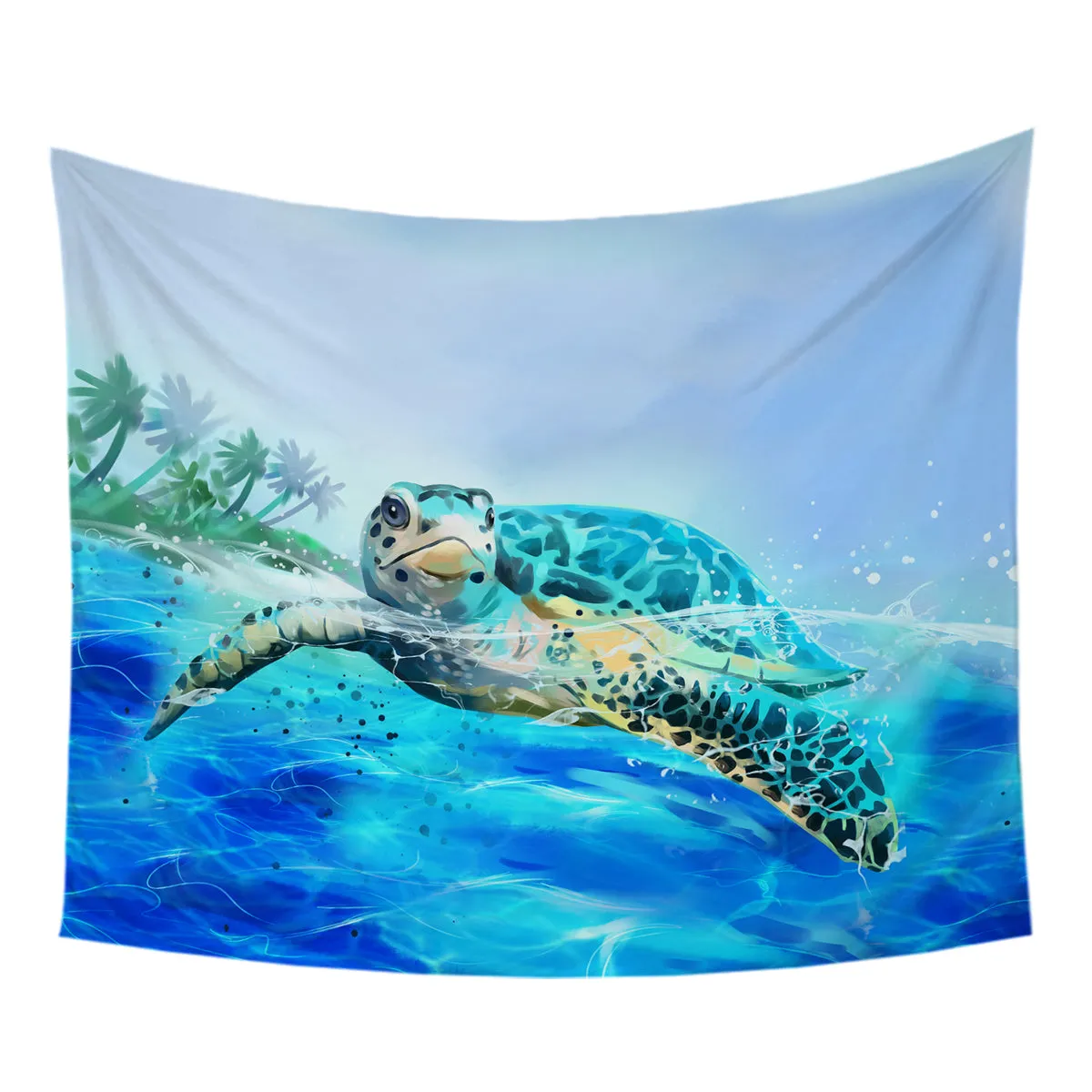 Sea Turtle Life Tapestry